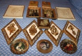 Beautiful Collection of Gold and Ivory Colored Hanging Decor