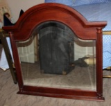 Large Wood Mirror