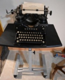 Royal Typewriter with Rolling Stand