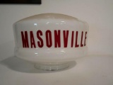 Milk Glass Masonville Globe