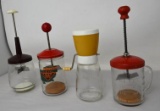 Three Vintage Food Choppers
