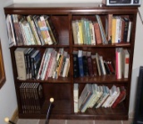 Book Shelf with Collection of Western History, Civil War History, and More