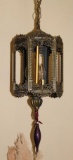 Great Ornate Metal Hanging Lamp