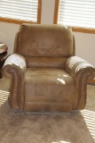 Upholstered Reclining and Rocking Chair