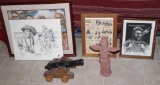 Collection of Mixed Native American and Western Art