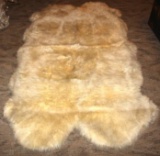 Comfort Zone Sheepskin Throw