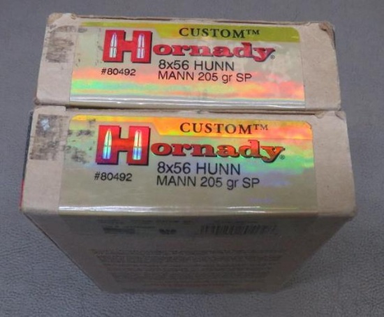 Hornady Custom 8X57 Mannlicher Ammunition