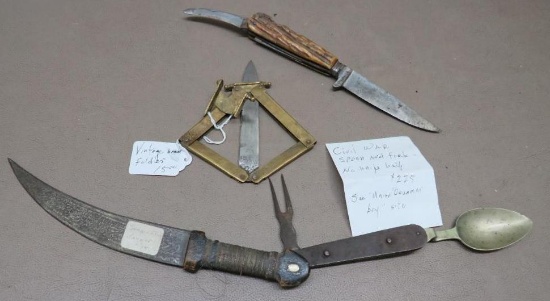 Four Antique Knives