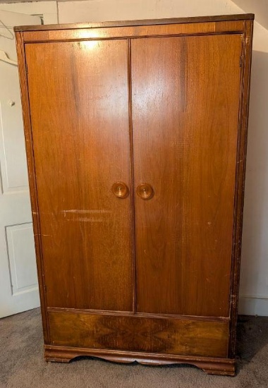 Vintage Pine Wardrobe