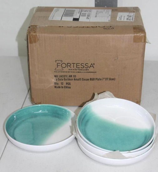 Case of 12 Fortessa La Cote Outdoor Amalfi Coupe 7" B&B Plates