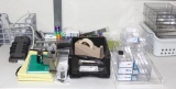 Assorted Office Supplies and Organization Tools