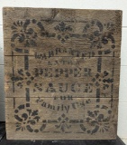 Antique Pepper Sauce Crate