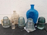 Glass Insulators and Bottles