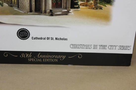 Dept 56 Christmas in the City 30th Anniversary Cathedral of St. Nicholas