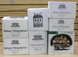 Seven Pieces from Dept. 56 Heritage Village Dickens Village Collection