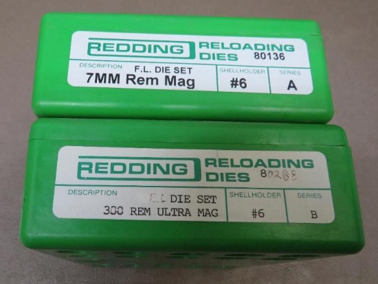 Redding 300 Rem Ultra Mag and 7mm Mag Reloading Dies