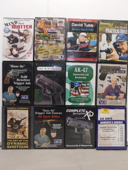 Gunsmithing/Shooting DVD"s