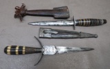 Two Middle Eastern Style Antique Daggers