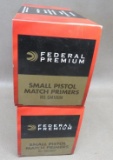 Federal Premium GM100M Small Pistol Match Primers for Reloading NO SHIPPING