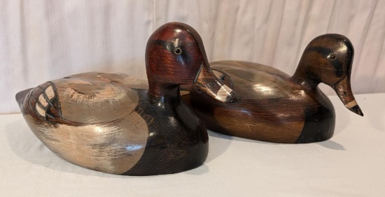 Tom Taber Hand Carved Wooden Decoys
