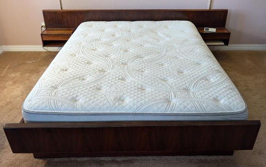 Sleep Number Danish Modern Style Queen Size Bed