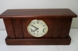 Mantle Clock with Cherry Wood Case