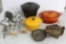 Mixed Cast Iron Cookware and Meat Grinders