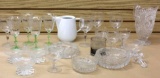 Collection of Cut and Etched Glass and Crystal