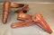 Two Leather Ammo Belts and Holsters