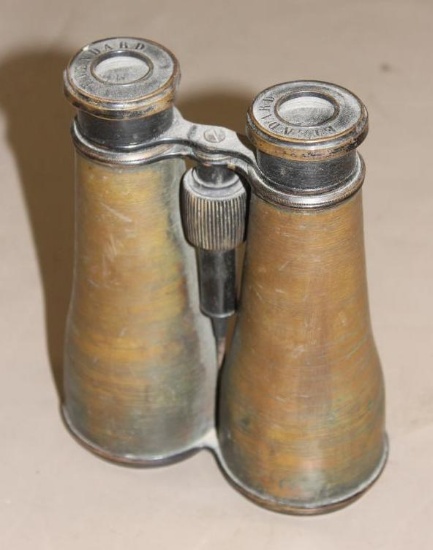 Antique Etendard Metal Binoculars
