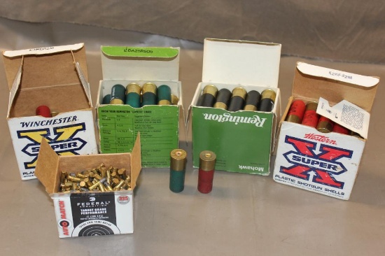 92 Cartridges 12 Gauge Shotshells and Mixed 22 LR Ammunition