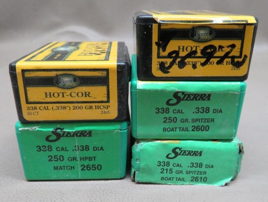 338 Cal Bullets for Reloading