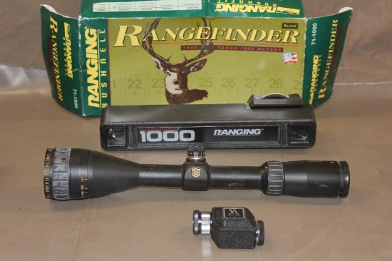 Riflescope and Rangefinder set