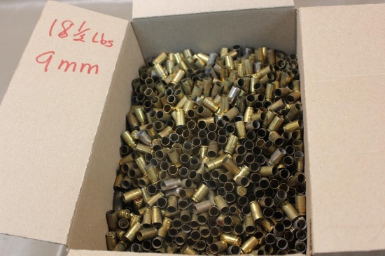 More than 18 lbs. 9mm Brass for Reloading
