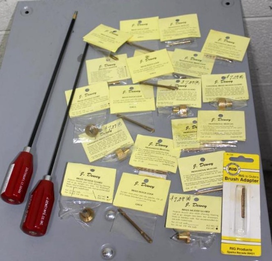Two J Dewey Rods and Many Attachments