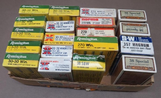 30-30 Winchester, 270 Win, 38/357 and 38 S&W Brass for Reloading