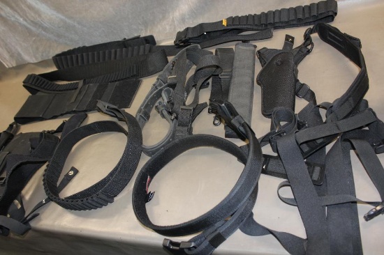 Mixed Slings, Ammo Belts, Holsters, and More