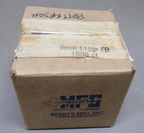 Berry's 9mm Bullets for Reloading