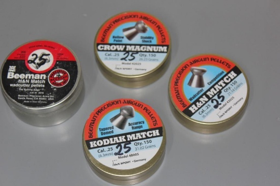 25 Cal. Airgun Pellets