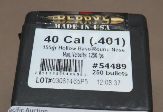 Berry's 40 cal Bullets for Reloading