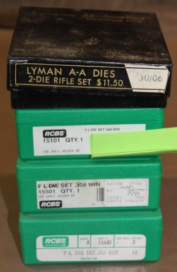 Four Sets Mixed Reloading Dies