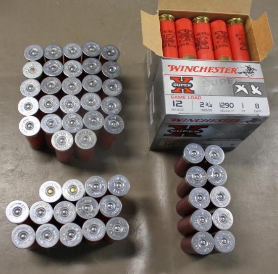 101 Pieces Mixed New and Reloaded 12 Gauge Shotgun Ammunition