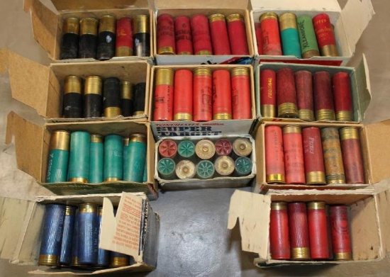 More than 200 Cartridges New and Reloaded 12 Gauge Shotgun Ammunition