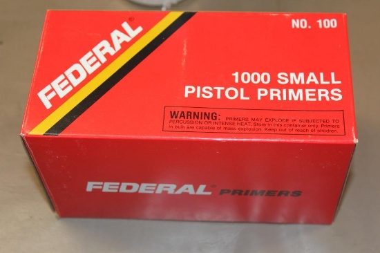 Federal No. 100 Small Pistol Primers NO SHIPPING