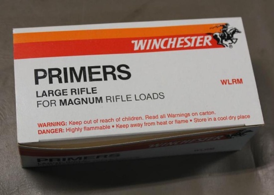 Winchester Large Rifle Primers for Magnum Loads NO SHIPPING