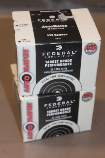 650 Rounds Federal AutoMatch 22 LR Ammunition