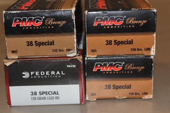 121 Cartridges Mixed 38 Special Ammunition