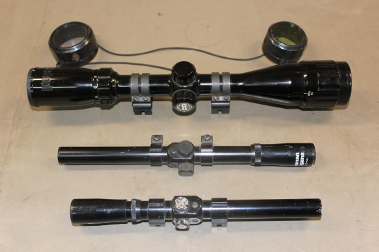 Bushnell Rifle Scope and 2 Small Scopes