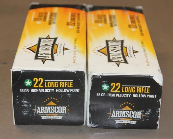 1000 Rounds Armscor 22 LR Ammunition