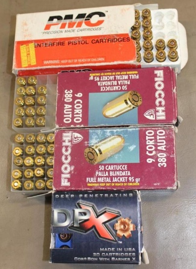 128 Rounds Mixed 380 Auto Ammunition